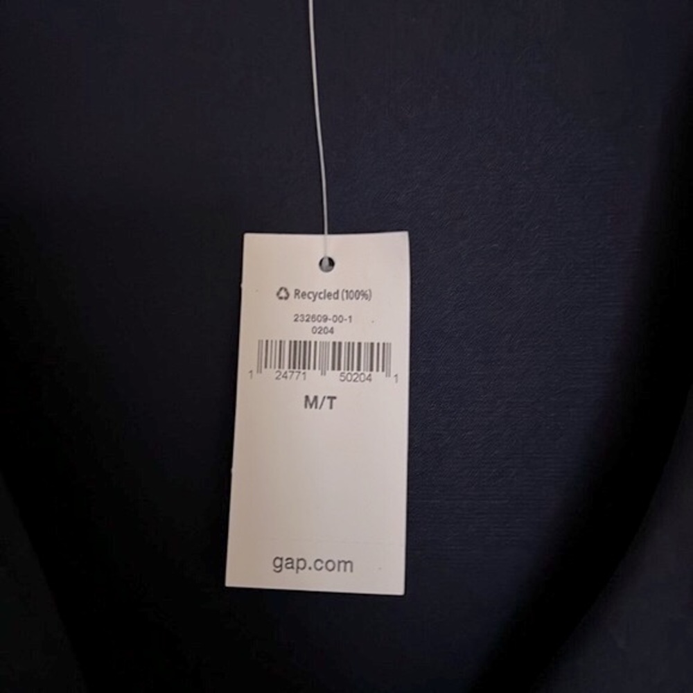 ❌SOLD❌NWT [Gap] Navy Blue Gathered Wide-Leg Bat Wing Jumpsuit Womens Medium/Tall - Picture 9 of 10